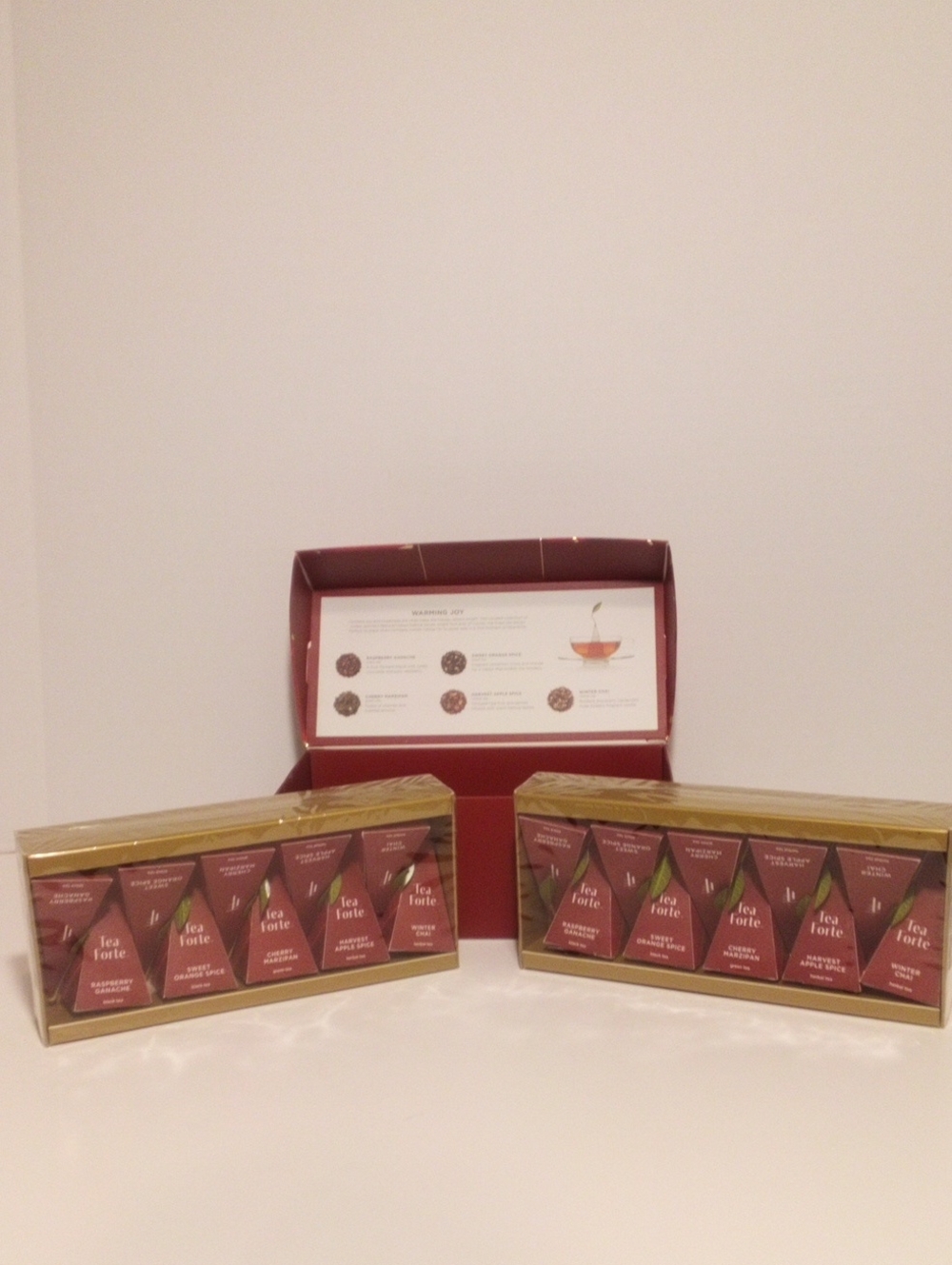 Tea Forte Warming Joy Tea Gift Box - Red 20 Count